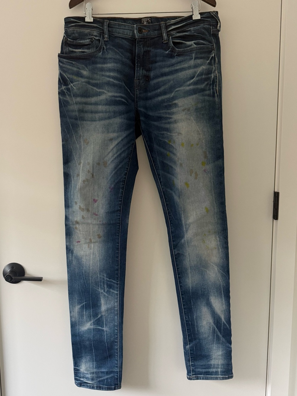 PRPS LE SABRE PAINT SPLATTER WASH JEANS